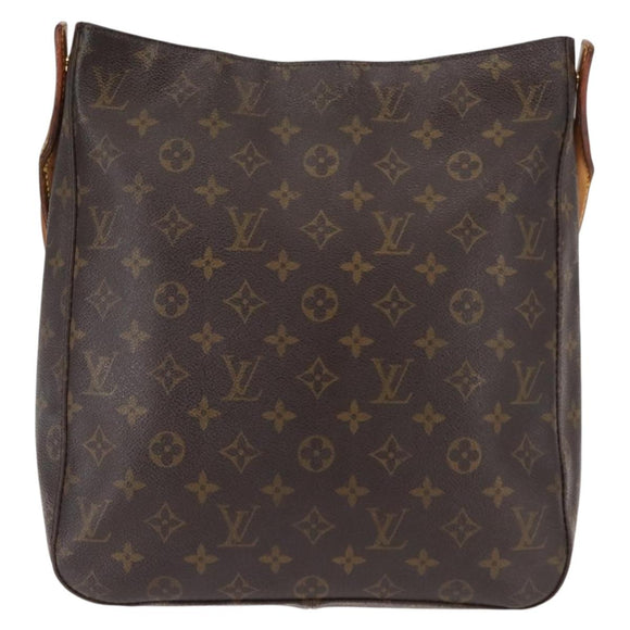LOUIS VUITTON Monogram Looping GM Shoulder Bag M51145 LV Auth BA6953