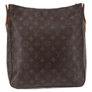 LOUIS VUITTON Monogram Looping GM Shoulder Bag M51145 LV Auth BA6953-2
