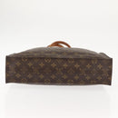 LOUIS VUITTON Monogram Sac Plat Hand Bag M51140 LV Auth BA6954-5