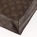 LOUIS VUITTON Monogram Sac Plat Hand Bag M51140 LV Auth BA6954-15