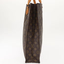 LOUIS VUITTON Monogram Sac Plat Hand Bag M51140 LV Auth BA6954-3