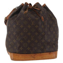 LOUIS VUITTON Monogram Noe Shoulder Bag M42224 LV Auth BA6956-1