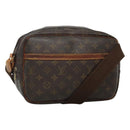 LOUIS VUITTON Monogram Reporter PM Shoulder Bag M45254 LV Auth BA696-1