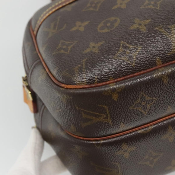 LOUIS VUITTON Monogram Reporter PM Shoulder Bag M45254 LV Auth BA696