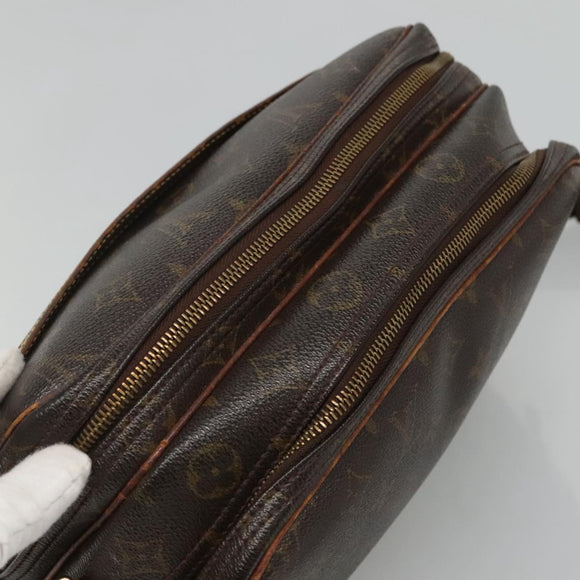 LOUIS VUITTON Monogram Reporter PM Shoulder Bag M45254 LV Auth BA696