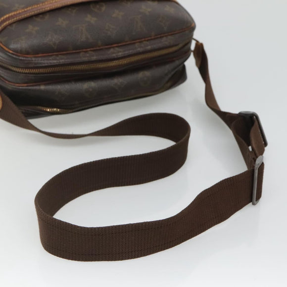 LOUIS VUITTON Monogram Reporter PM Shoulder Bag M45254 LV Auth BA696