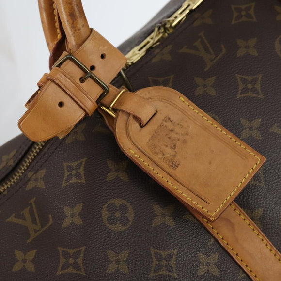 LOUIS VUITTON Monogram Keepall 60 Boston Bag M41422 LV Auth BA6961
