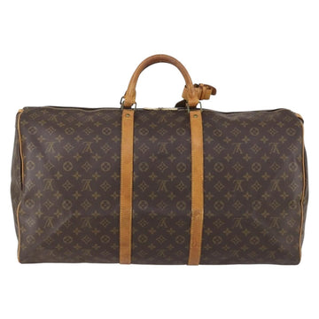 LOUIS VUITTON Monogram Keepall 60 Boston Bag M41422 LV Auth BA6961 - 0