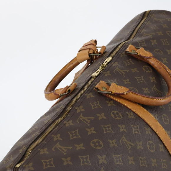 LOUIS VUITTON Monogram Keepall 60 Boston Bag M41422 LV Auth BA6961