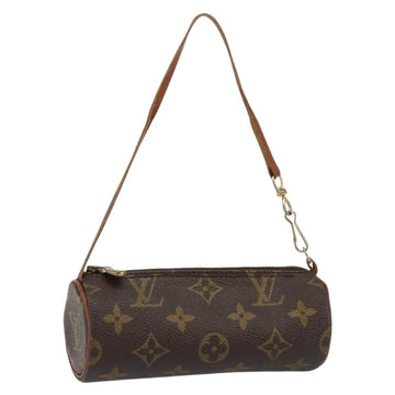 LOUIS VUITTON Monogram Papillon Pouch LV Auth BA6967