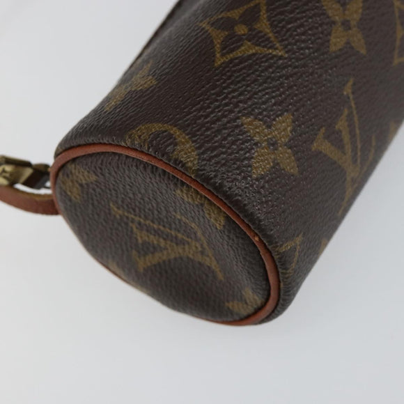 LOUIS VUITTON Monogram Papillon Pouch LV Auth BA6967