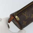 LOUIS VUITTON Monogram Papillon Pouch LV Auth BA6967-10