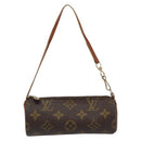 LOUIS VUITTON Monogram Papillon Pouch LV Auth BA6967-13