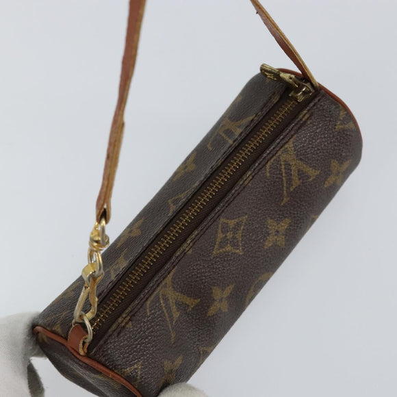 LOUIS VUITTON Monogram Papillon Pouch LV Auth BA6967