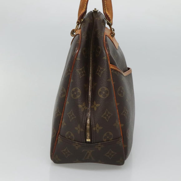 LOUIS VUITTON Monogram Deauville Hand Bag M47270 LV Auth BA697