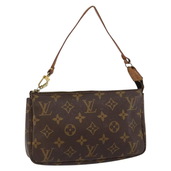 LOUIS VUITTON Monogram Pochette Accessoires Pouch M51980 LV Auth BA6970
