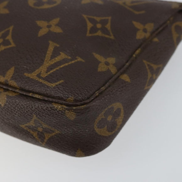 LOUIS VUITTON Monogram Pochette Accessoires Pouch M51980 LV Auth BA6970