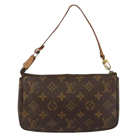 LOUIS VUITTON Monogram Pochette Accessoires Pouch M51980 LV Auth BA6970