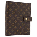 LOUIS VUITTON Monogram Agenda GM Day Planner Cover R20006 LV Auth BA6973-1