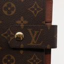 LOUIS VUITTON Monogram Agenda GM Day Planner Cover R20006 LV Auth BA6973-17