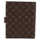 LOUIS VUITTON Monogram Agenda GM Day Planner Cover R20006 LV Auth BA6973-2