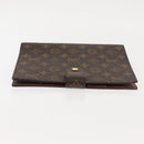 LOUIS VUITTON Monogram Agenda GM Day Planner Cover R20006 LV Auth BA6973-3