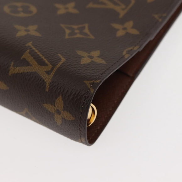 LOUIS VUITTON Monogram Agenda GM Day Planner Cover R20006 LV Auth BA6973