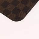 LOUIS VUITTON Damier Ebene Neverfull MM Pouch Accessory Pouch LV Auth BA6975-16