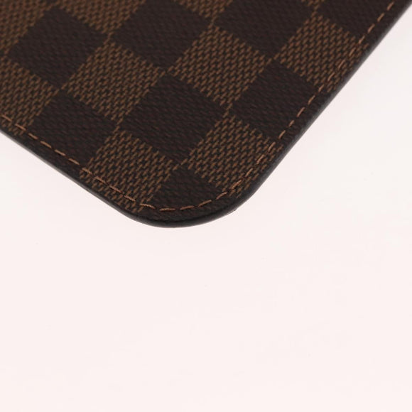 LOUIS VUITTON Damier Ebene Neverfull MM Pouch Accessory Pouch LV Auth BA6975