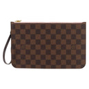 LOUIS VUITTON Damier Ebene Neverfull MM Pouch Accessory Pouch LV Auth BA6975-13