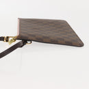 LOUIS VUITTON Damier Ebene Neverfull MM Pouch Accessory Pouch LV Auth BA6975-4