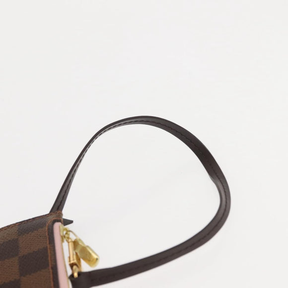 LOUIS VUITTON Damier Ebene Neverfull MM Pouch Accessory Pouch LV Auth BA6975