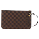 LOUIS VUITTON Damier Ebene Neverfull MM Pouch Accessory Pouch LV Auth BA6976-2