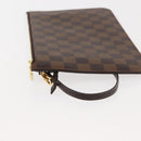 LOUIS VUITTON Damier Ebene Neverfull MM Pouch Accessory Pouch LV Auth BA6976-4