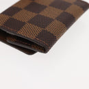 LOUIS VUITTON Damier Ebene Cuff Case Ag925 Silver LV Auth BA6977-15