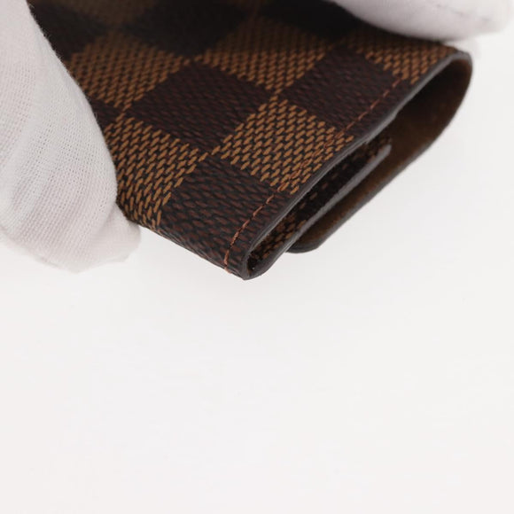 LOUIS VUITTON Damier Ebene Cuff Case Ag925 Silver LV Auth BA6977