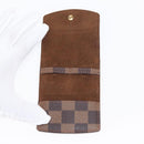 LOUIS VUITTON Damier Ebene Cuff Case Ag925 Silver LV Auth BA6977-8