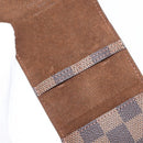 LOUIS VUITTON Damier Ebene Cuff Case Ag925 Silver LV Auth BA6977-10