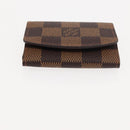 LOUIS VUITTON Damier Ebene Cuff Case Ag925 Silver LV Auth BA6977-6