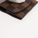 LOUIS VUITTON Damier Ebene Cuff Case Ag925 Silver LV Auth BA6977-7