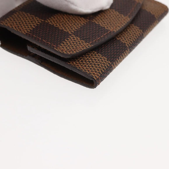 LOUIS VUITTON Damier Ebene Cuff Case Ag925 Silver LV Auth BA6977