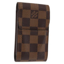 LOUIS VUITTON Damier Ebene Etui Cigarette Case N63024 LV Auth BA6978-1