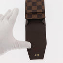 LOUIS VUITTON Damier Ebene Etui Cigarette Case N63024 LV Auth BA6978-8