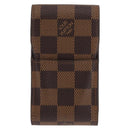 LOUIS VUITTON Damier Ebene Etui Cigarette Case N63024 LV Auth BA6978-13