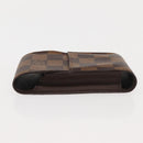 LOUIS VUITTON Damier Ebene Etui Cigarette Case N63024 LV Auth BA6978-4