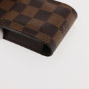 LOUIS VUITTON Damier Ebene Etui Cigarette Case N63024 LV Auth BA6978-7