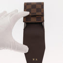 LOUIS VUITTON Damier Ebene Etui Cigarette Case N63024 LV Auth BA6979-8