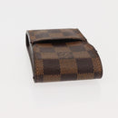 LOUIS VUITTON Damier Ebene Etui Cigarette Case N63024 LV Auth BA6979-5