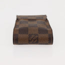 LOUIS VUITTON Damier Ebene Etui Cigarette Case N63024 LV Auth BA6979-6