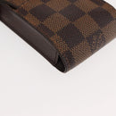 LOUIS VUITTON Damier Ebene Etui Cigarette Case N63024 LV Auth BA6979-7